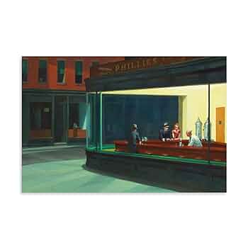 ポスター ナイトホークス 【Nighthawks 1942】エドワード ホッパー ナイトホークス (絵画) - Wikipedia
